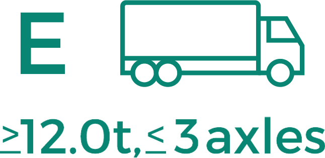 Nutzfahrzeuge (2-3 Achsen) ab 12,0t zGG